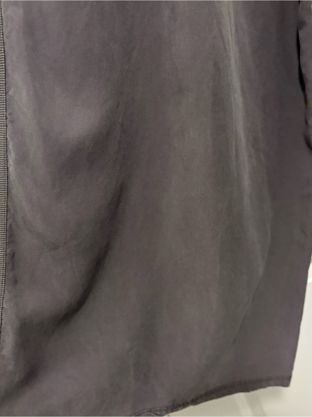 Free People gray smocked drawstring drop-crotch wide leg palazzo pants - Picture 6 of 8